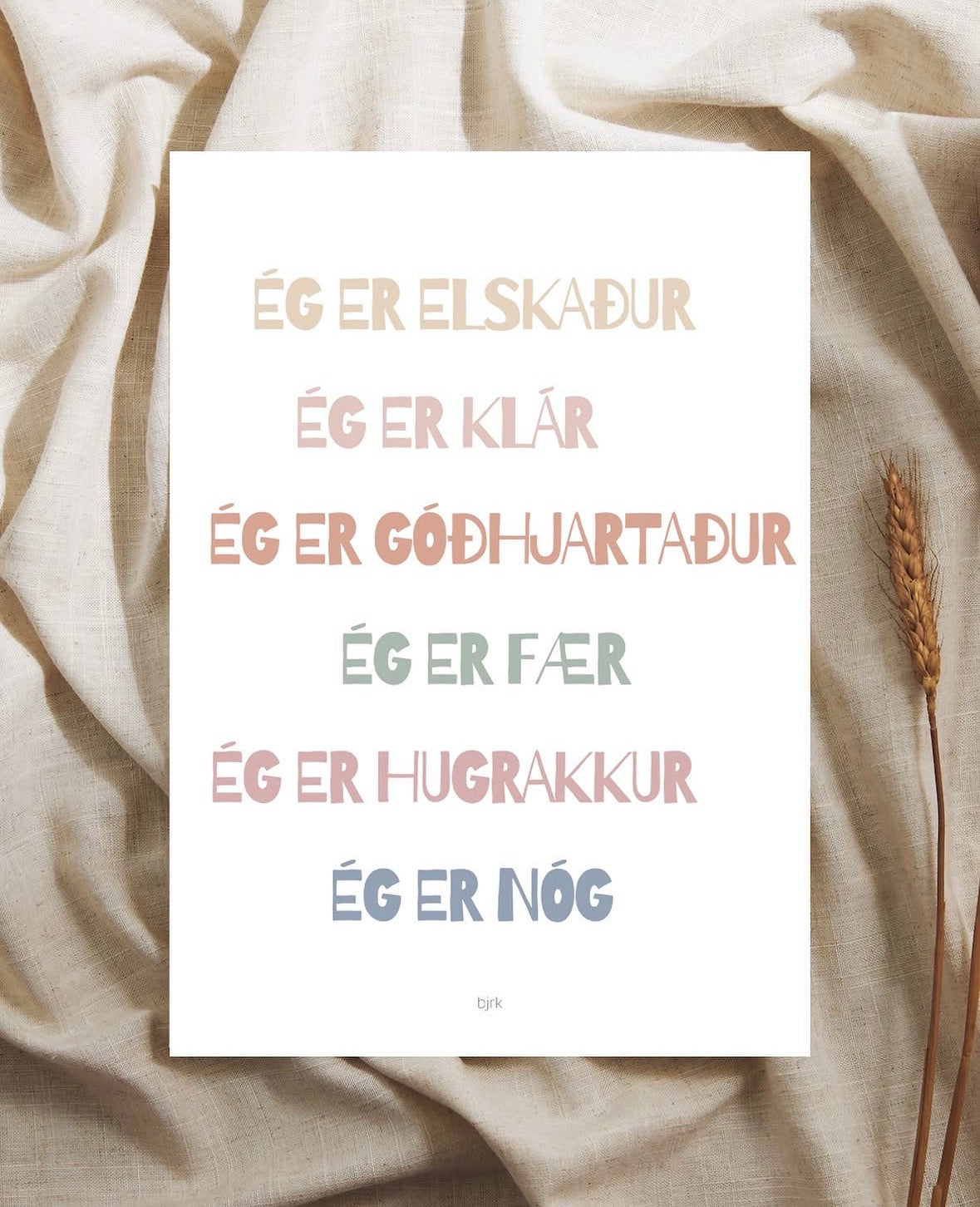 Ég er..