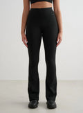 aimn Black Warming Flare Tight M
